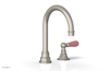 JAMESTOWN Single Handle Faucet - High Spout - Lever Handle with "Pink" Accents 165-06