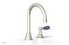 JAMESTOWN Single Handle Faucet - High Spout - Lever Handle with "Purple" Accents 165-06