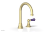 JAMESTOWN Single Handle Faucet - High Spout - Lever Handle with "Purple" Accents 165-06