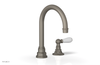 JAMESTOWN Single Handle Faucet - High Spout - Lever Handle with "White" Accents 165-06