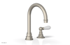 JAMESTOWN Single Handle Faucet - High Spout - Lever Handle with "White" Accents 165-06