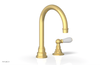 JAMESTOWN Single Handle Faucet - High Spout - Lever Handle with "White" Accents 165-06