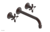 JAMESTOWN Wall Lavatory Set - 10" Spout - Cross Handle 165-11-10