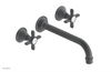 JAMESTOWN Wall Lavatory Set - 10" Spout - Cross Handle 165-11-10