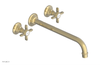 JAMESTOWN Wall Tub Set - 12" Spout - Cross Handle 165-56-12