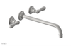 JAMESTOWN Wall Lavatory Set - 12" Spout - Lever Handle 165-12-12