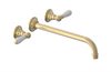 JAMESTOWN Wall Lavatory Set - 12" Spout - Lever Handle 165-12-12