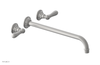 JAMESTOWN Wall Lavatory Set - 14" Spout - Lever Handle 165-12-14