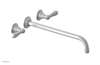 JAMESTOWN Wall Lavatory Set - 14" Spout - Lever Handle 165-12-14