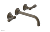 JAMESTOWN Wall Lavatory Set - Lever Handle 165-12