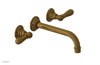 JAMESTOWN Wall Lavatory Set - Lever Handle 165-12