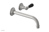 JAMESTOWN Single Handle Wall Lavatory Set - 10" Spout with "Black" Accents 165-16-10