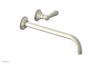 JAMESTOWN Single Handle Wall Lavatory Set - 12" Spout 165-16-12