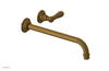 JAMESTOWN Single Handle Wall Lavatory Set - 12" Spout 165-16-12