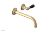 JAMESTOWN Single Handle Wall Lavatory Set with "Black" Accents 165-16