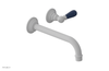 JAMESTOWN Single Handle Wall Lavatory Set with "Navy Blue" Accents 165-16