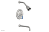 JAMESTOWN - 10" Pressure Balance Tub & Shower Set - Lever Handle with "Light Blue" Accents 165-27-10