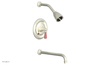 JAMESTOWN - 12" Pressure Balance Tub & Shower Set - Lever Handle with "Pink" Accents 165-27-12