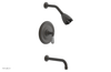 JAMESTOWN - Pressure Balance Tub & Shower Set - Lever Handle with "Grey" Accents 165-27