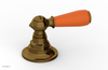 JAMESTOWN - Volume Control/Diverter Trim - Lever Handle with "Orange" Accents 165-36