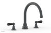 JAMESTOWN - Deck Tub Set - Lever Handles with "Black" Accents 165-41