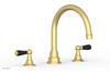 JAMESTOWN - Deck Tub Set - Lever Handles with "Black" Accents 165-41