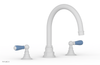 JAMESTOWN - Deck Tub Set - Lever Handles with "Light Blue" Accents 165-41