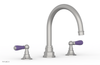 JAMESTOWN - Deck Tub Set - Lever Handles with "Purple" Accents 165-41