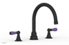 JAMESTOWN - Deck Tub Set - Lever Handles with "Purple" Accents 165-41