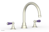 JAMESTOWN - Deck Tub Set - Lever Handles with "Purple" Accents 165-41