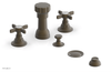 JAMESTOWN - Four Hole Bidet Set - Cross Handles 165-60