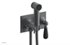 JAMESTOWN - Wall Mounted Bidet - Lever Handle with "Black" Accents 165-65