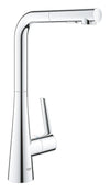 Grohe Zedra Single-Handle Pull-Out Kitchen Faucet Dual Spray 1.75 Gpm - Golzar Home