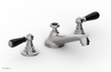 JAMESTOWN Widespread Faucet - Low Spout - Lever Handle with "Black" Accents 165-02