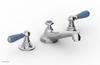 JAMESTOWN Widespread Faucet - Low Spout - Lever Handle with "Light Blue" Accents 165-02