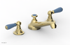 JAMESTOWN Widespread Faucet - Low Spout - Lever Handle with "Light Blue" Accents 165-02