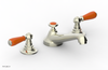 JAMESTOWN Widespread Faucet - Low Spout - Lever Handle with "Orange" Accents 165-02