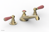 JAMESTOWN Widespread Faucet - Low Spout - Lever Handle with "Pink" Accents 165-02