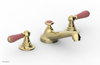 JAMESTOWN Widespread Faucet - Low Spout - Lever Handle with "Pink" Accents 165-02
