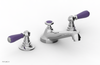 JAMESTOWN Widespread Faucet - Low Spout - Lever Handle with "Purple" Accents 165-02