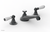JAMESTOWN Widespread Faucet - Low Spout - Lever Handle with "White" Accents 165-02