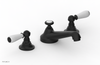 JAMESTOWN Widespread Faucet - Low Spout - Lever Handle with "White" Accents 165-02