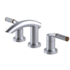 Rubinet Widespread Lav. Set. (less drain) Satin Chrome