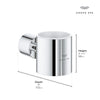GROHE Atrio New Glass Holder – 40884 Hard Graphite