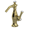 Rubinet Single Control Bidet Fitting (less drain) Natural Brass