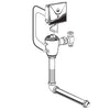 American Standard Ultima Selectronic Concealed Toilet Flush Valve, Base Model, Piston-Type, 1.28 gpf/4.8 Lpf