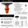 American Standard Ultima Touchless Sensor Toilet Flush Valve, Diaphragm-Type, 1.28 gpf/4.8 Lpf