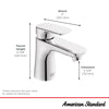 American Standard Aspirations® Single-Handle Petite Bathroom Faucet 1.2 gpm/ 4.5 L/min With Lever Handle