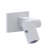 Rubinet Wall Mount Bidet & Foot Rinse with Dual Function Spray White