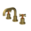 Rubinet Widespread Lav. Set. (less drain) Antique Brass Matt